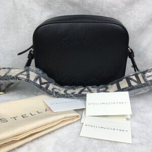 NWT Stella McCartney Black Stella Logo mini bag IN BLACK